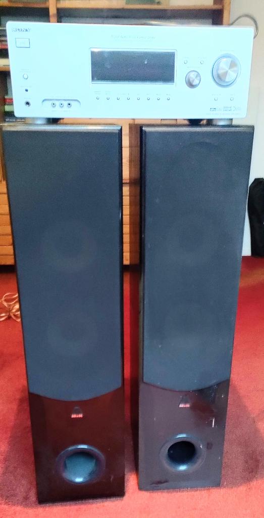 Een Audio-sets compleet + 3 luidsprekers en subwoofer, Gebruikt, Losse componenten, Tuner of Radio, Ophalen
