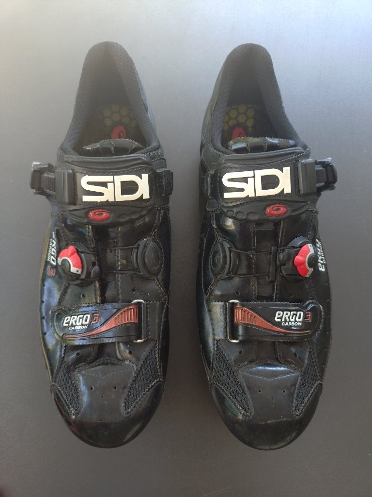 Sidi Ergo 3 carbon wielrenschoenen maat 46, Ophalen of Verzenden, Gebruikt, Schoenen