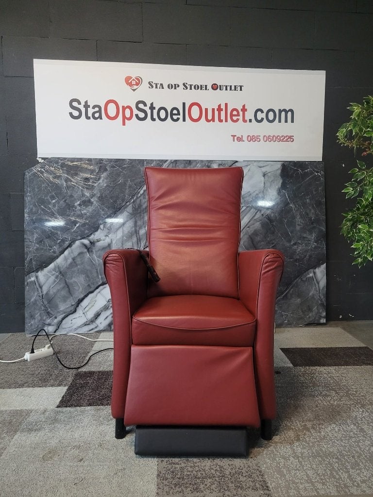 Staopstoel Fitform Leder met kantelfunctie rood, Minder dan 50 cm, Minder dan 75 cm, Leer, Ophalen of Verzenden