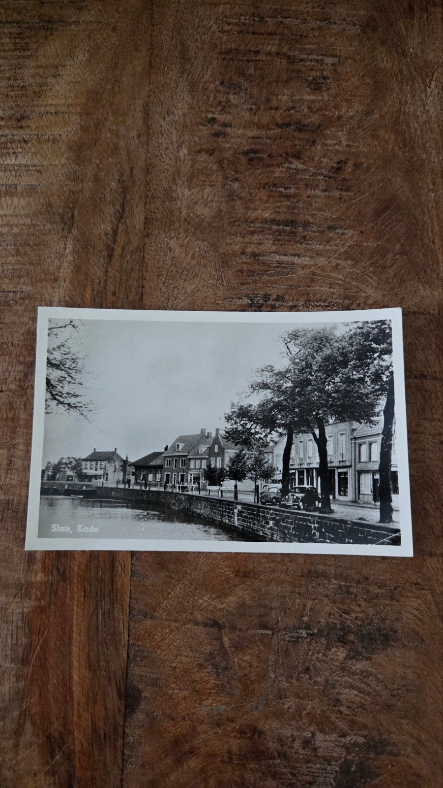 Oude foto Sluis, Kade - Ongelopen, Ophalen of Verzenden, Ongelopen, Zeeland