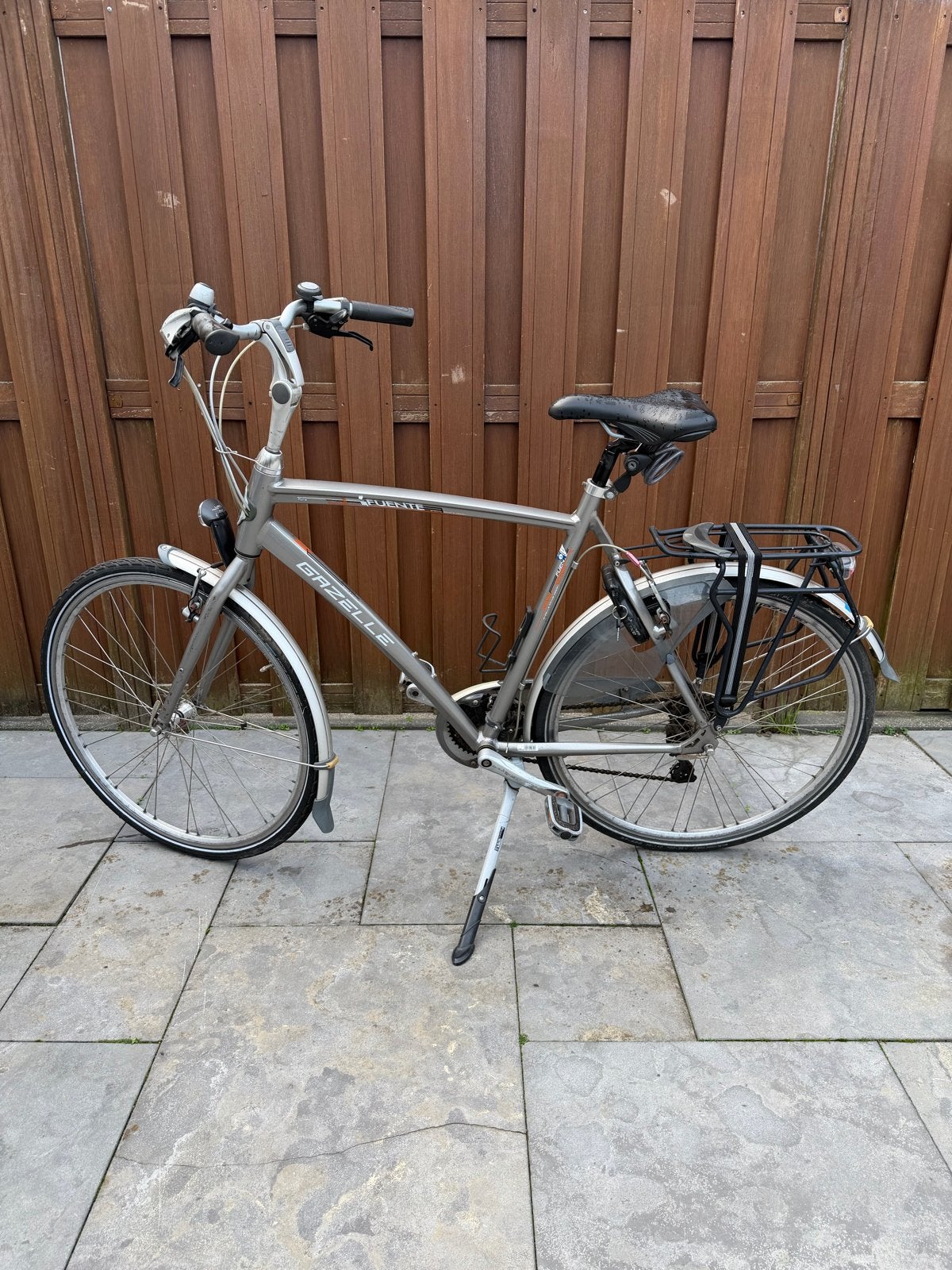 Gazelle Fuente herenfiets, L-XL, keurige staat, Gebruikt, Versnellingen, Ophalen of Verzenden, 61 tot 65 cm
