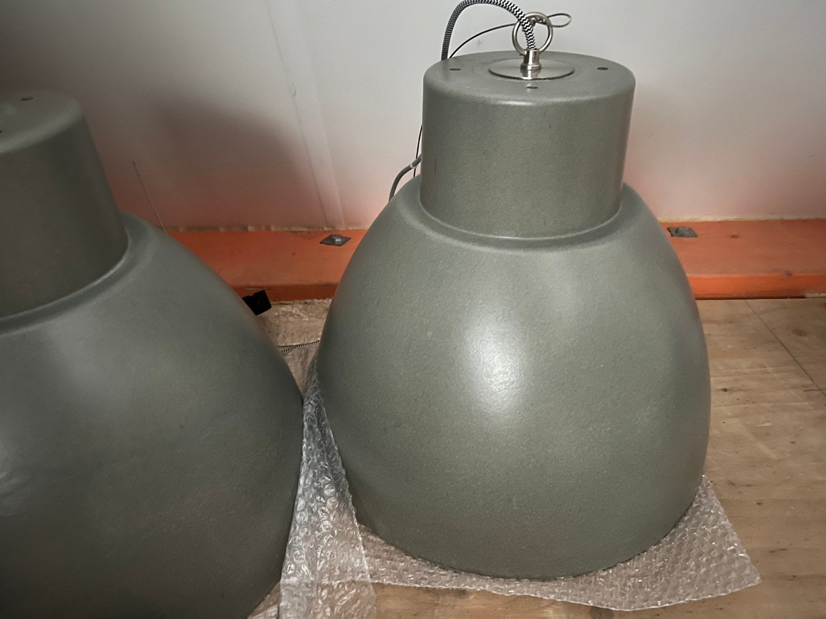 Hanglamp. It’s about Romi model Stockholm groen., Natuurlijk materiaal, 40 cm, 43 cm, Rond