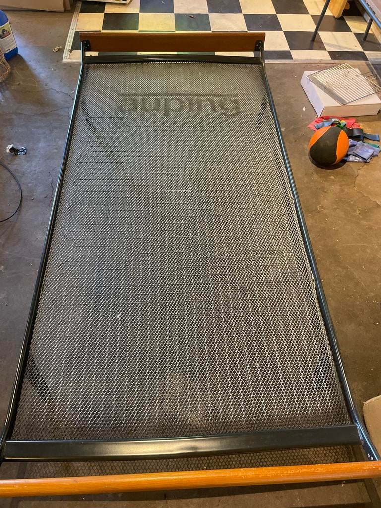 Auping daybed spiraalbodem 90x180 cm, Huis en Inrichting, Gebruikt, 90 cm, Eenpersoons, Zwart