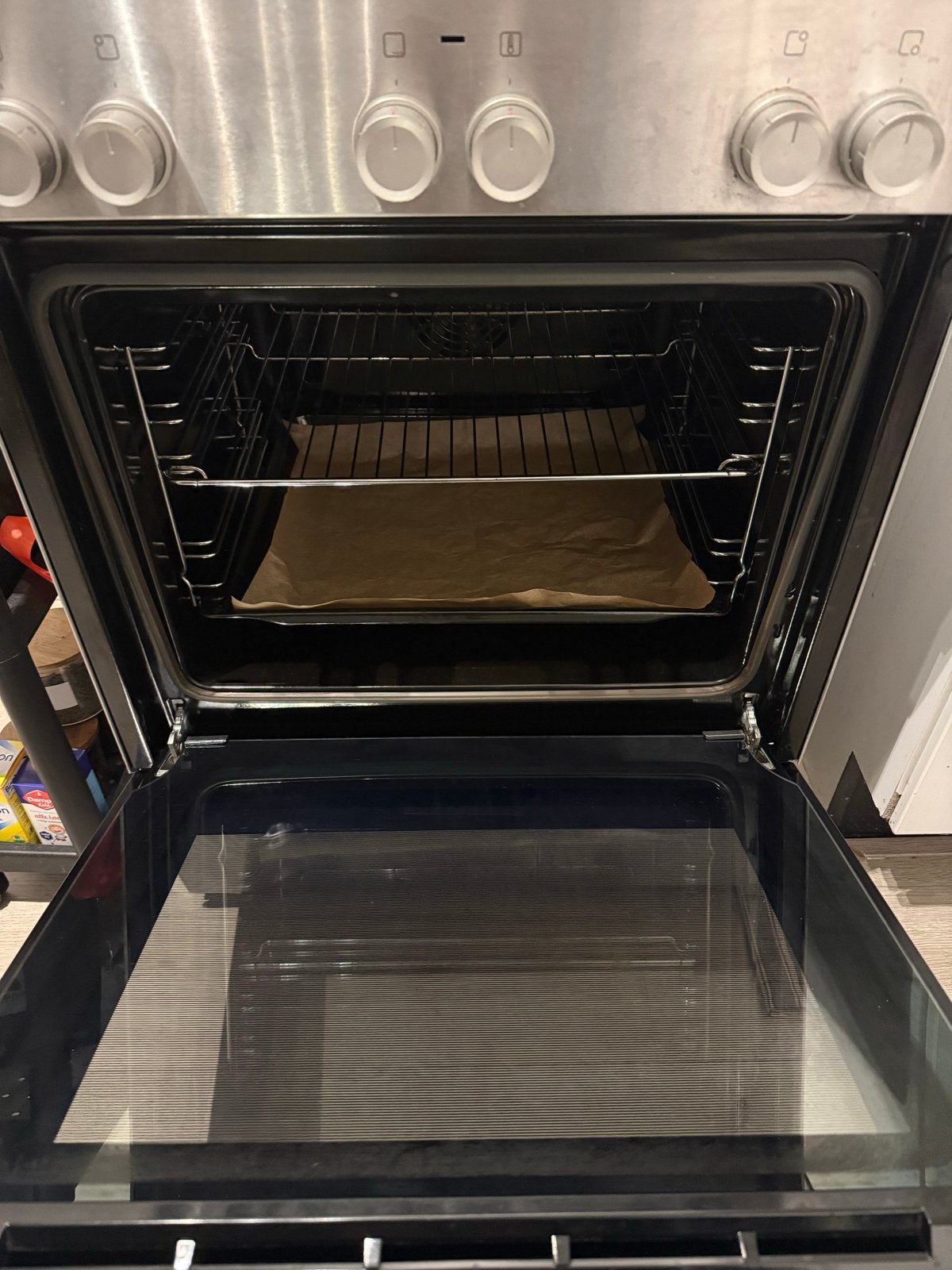 Bosch HXA090D50N Vrijstaand Gasfornuis met Oven, Ophalen, Gebruikt, 60 cm of meer, Grill
