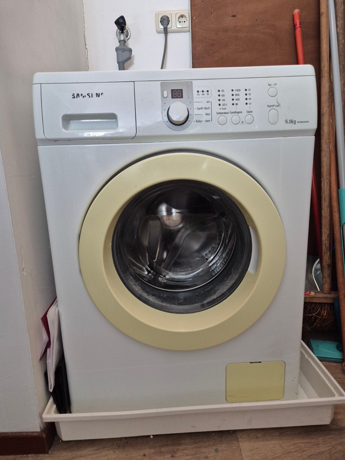 Samsung Wasmachine 6.0kg - Goed Werkend LAATSTE KANS! Koopje, Witgoed en Apparatuur, Wasmachines, Ophalen, 1200 tot 1600 toeren