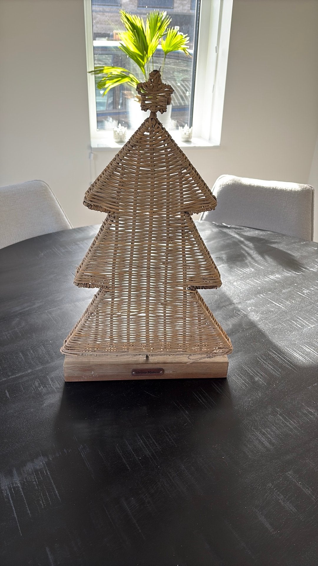 Riviera maison rattan kerstboom, Ophalen of Verzenden, Zo goed als nieuw