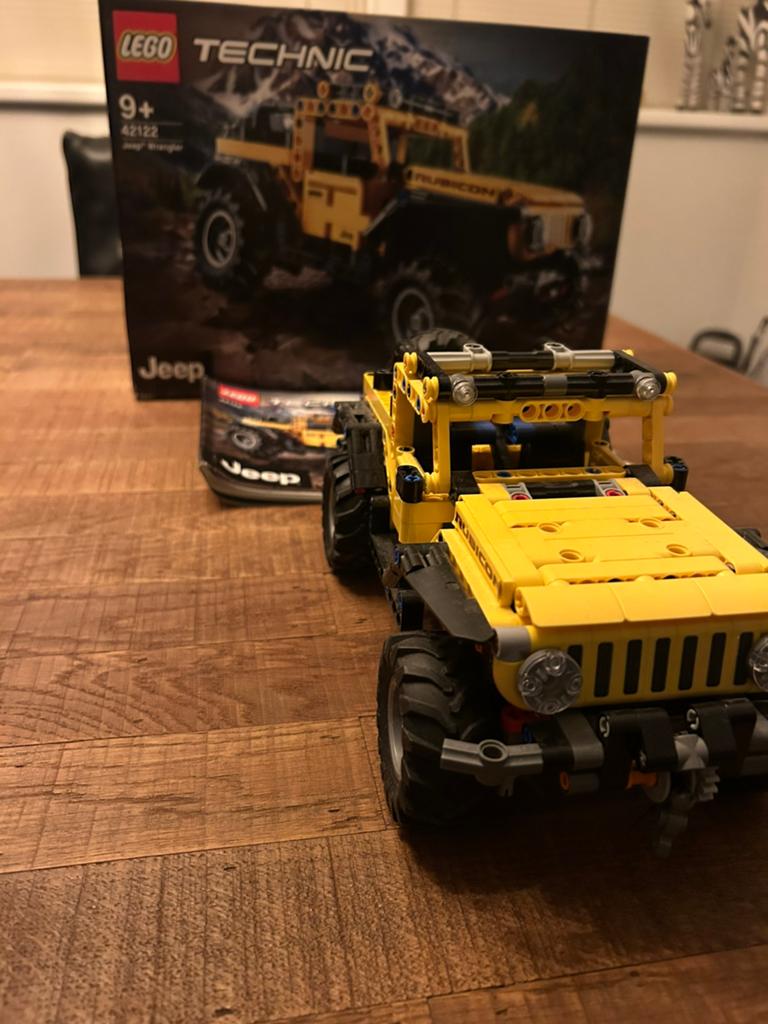 Lego technic Jeep Wrangler, Lego, Ophalen of Verzenden, Zo goed als nieuw, Complete set