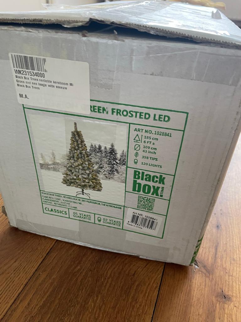 Kerstboom verlicht 185, Diversen, Ophalen, Zo goed als nieuw