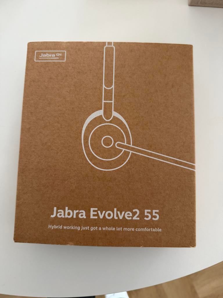 Jabra Evolve2 55 Link380c MS Stereo Headset, Ophalen of Verzenden, Nieuw