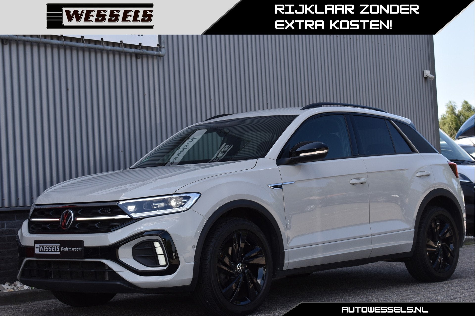 Volkswagen T-Roc 1.5 TSI R-Line Black Style LED grill, Ascot, 1258 kg, 4 cilinders, 150 pk, Leder en Stof