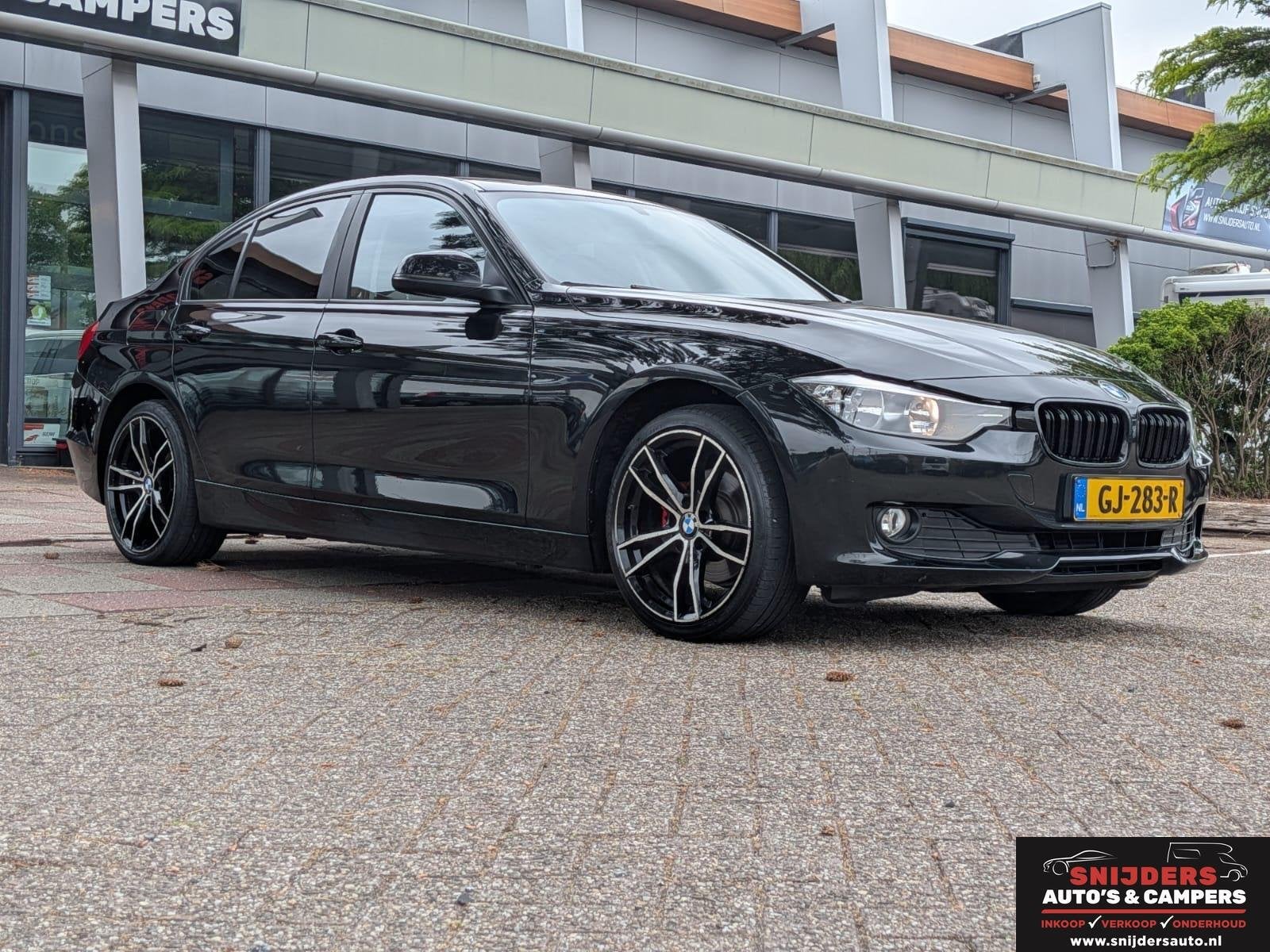 BMW 3-serie 316i 2015 automaat trekhaak, Auto's, Automaat, Gebruikt, 4 cilinders, Zwart