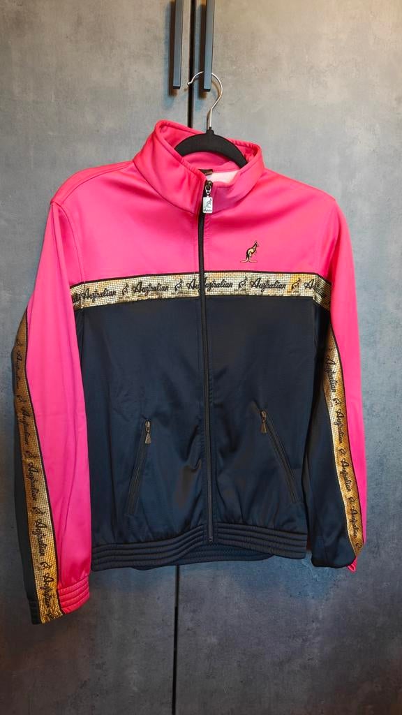 Australian pak roze met gouden bies, Overige typen, Ophalen of Verzenden, Zo goed als nieuw, Roze