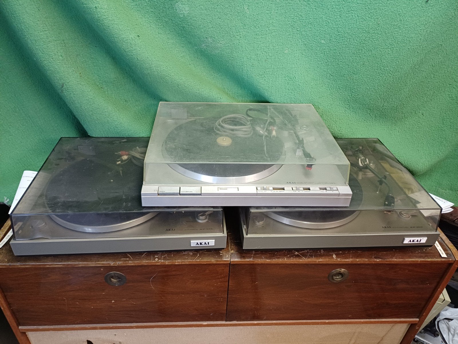 3x akai platenspelers, Ophalen, Gebruikt, Akai