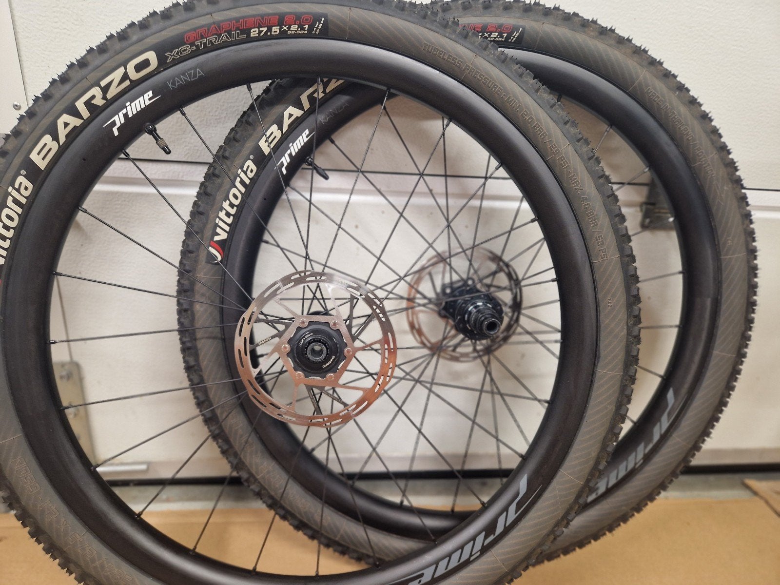 Prime Kanza 650 Carbon gravel / mtb wielen met banden, Fietsen en Brommers, Fietsonderdelen, Ophalen of Verzenden, Carbon