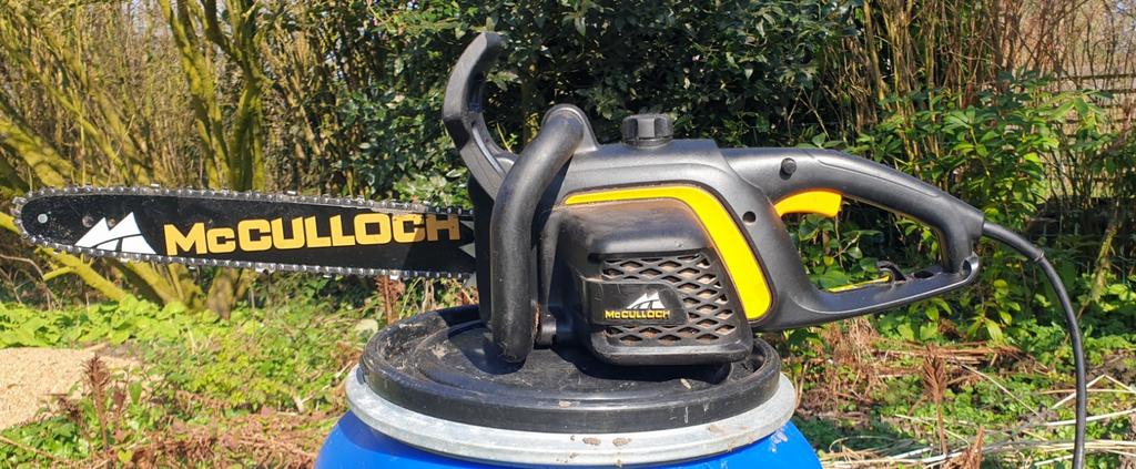 Elektrische Mcculloch kettingzaag CSE2040, Tuin en Terras, Ophalen