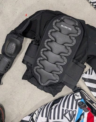 Silver-tec Bodyprotector voor Kinderen - Motorcross, Motorcrosskleding, Ophalen of Verzenden, Tweedehands, Silver-tec