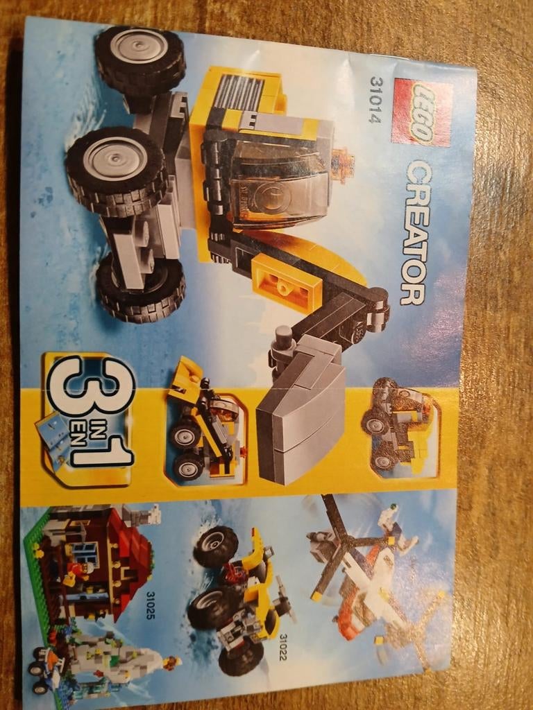 Lego Creator 31014 Kiepwagen met doos en boekje, Ophalen of Verzenden