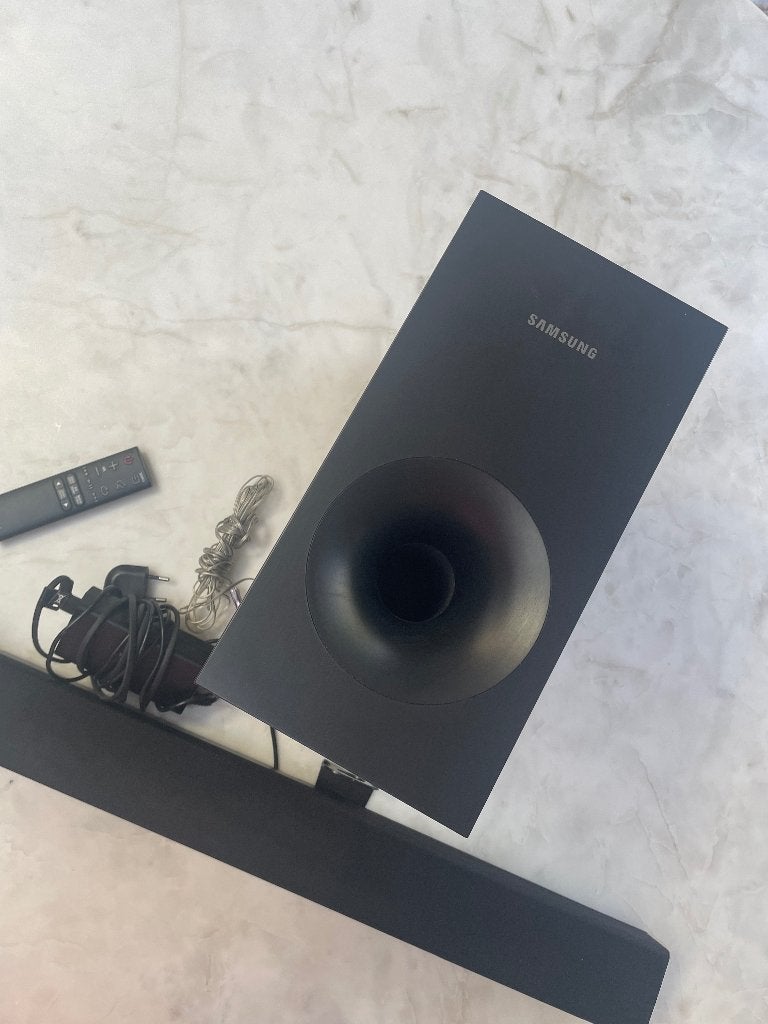 Samsung Soundbar met Subwoofer (HW-K335 / PS-WM10), Ophalen of Verzenden, Bluetooth, Zo goed als nieuw