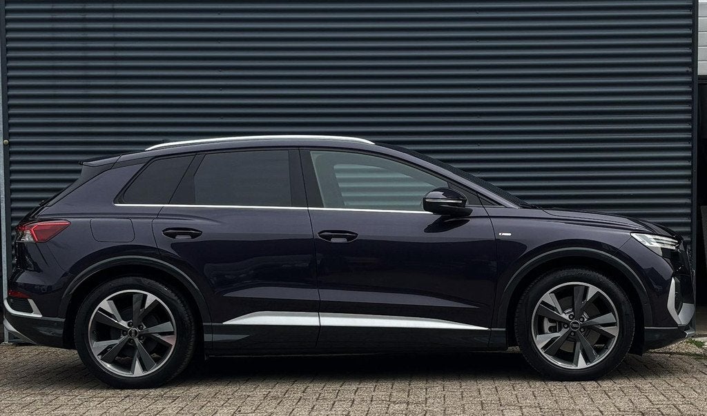 Audi Q4 E-Tron 40 e-tron 77kWh 204pk S Edition, Auto's, Audi, Automaat, Gebruikt, Zwart, Overige kleuren