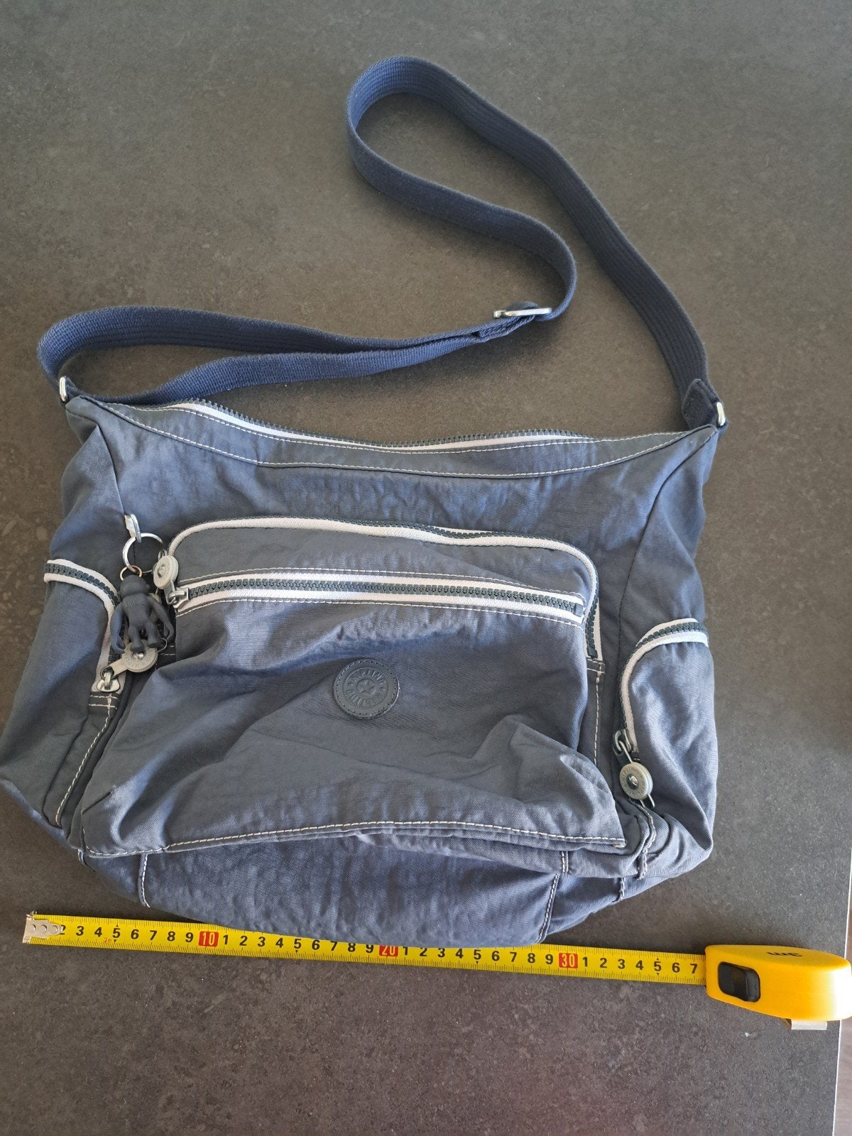kipling schoudertas grijs, Ophalen, Zo goed als nieuw, Grijs, Kipling