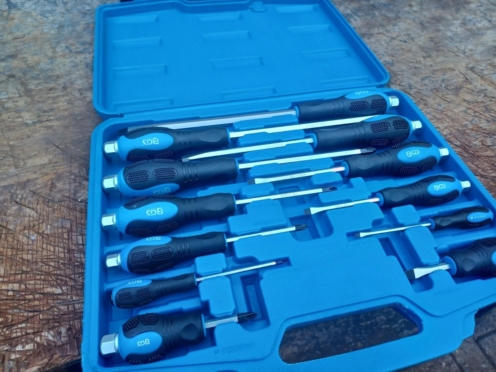 BGS Schroevendraaierset in Koffer - Diverse Maten, Doe-het-zelf en Verbouw, Gereedschap | Handgereedschap, Ophalen of Verzenden