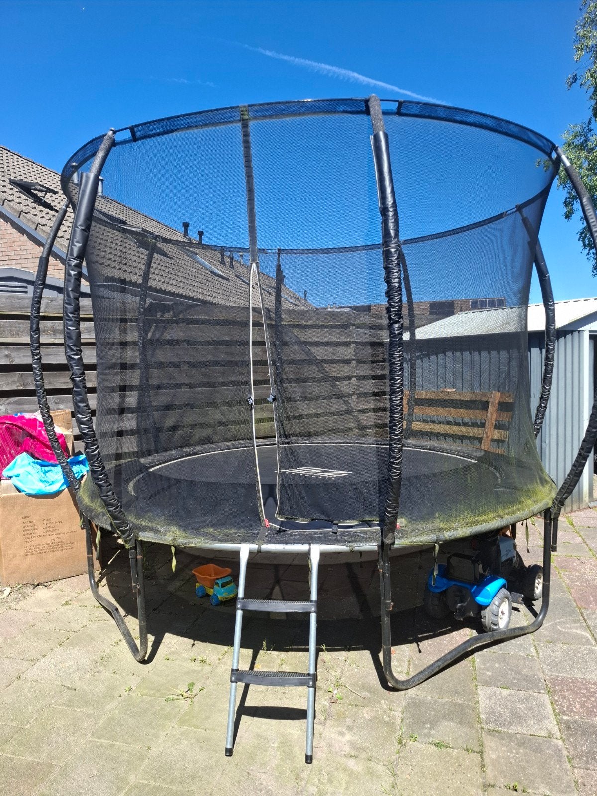 Gratis trampoline 305 cm, Kinderen en Baby's, Ophalen, Gebruikt