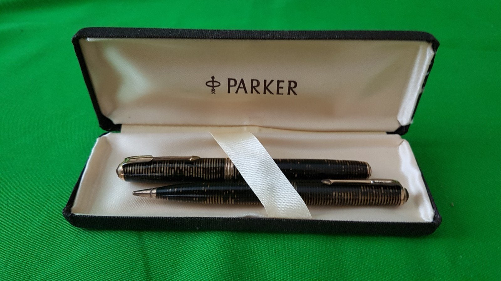 Parker set, vulpen en vulpotlood, Ophalen of Verzenden, Gebruikt, Vulpen, Parker