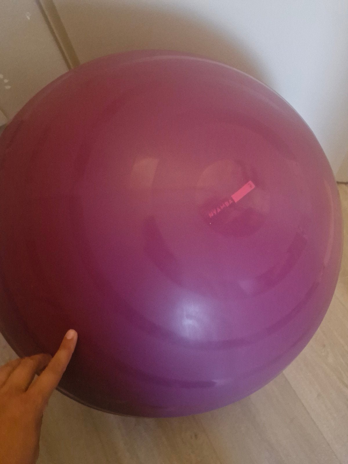 Fitnessbal / Bevalbal / Revalidatiebal - Nyamba (Decathlon), Ophalen, Gebruikt, Buik, Fitnessbal