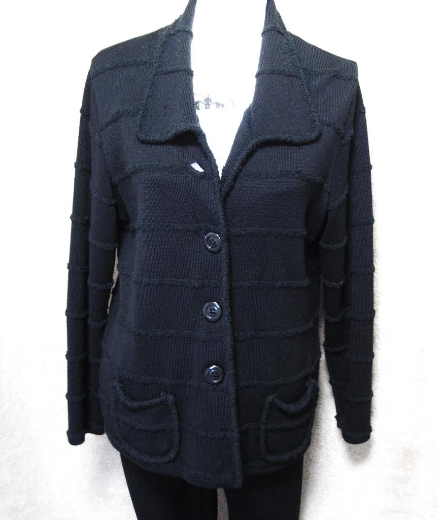 qtr  LEUK WOLLEN DAMES VEST Maat:L(42), Kleding | Dames, Ophalen of Verzenden, Zo goed als nieuw, Maat 42/44 (L), Zwart