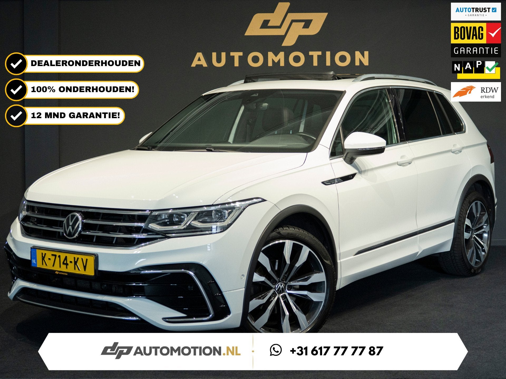 Volkswagen Tiguan 1.5 TSI R-Line Business+/R-LINE/PANO/CARPL, 1441 kg, Euro 6, 4 cilinders, 150 pk