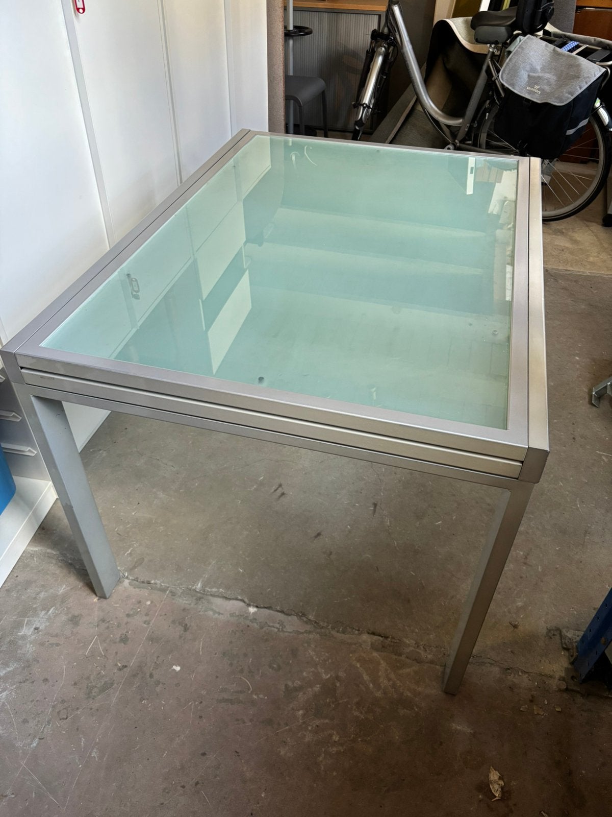 Ikea uitschuiftafel - 125x95x75H, Ophalen, 1025xe, Zo goed als nieuw, Re
