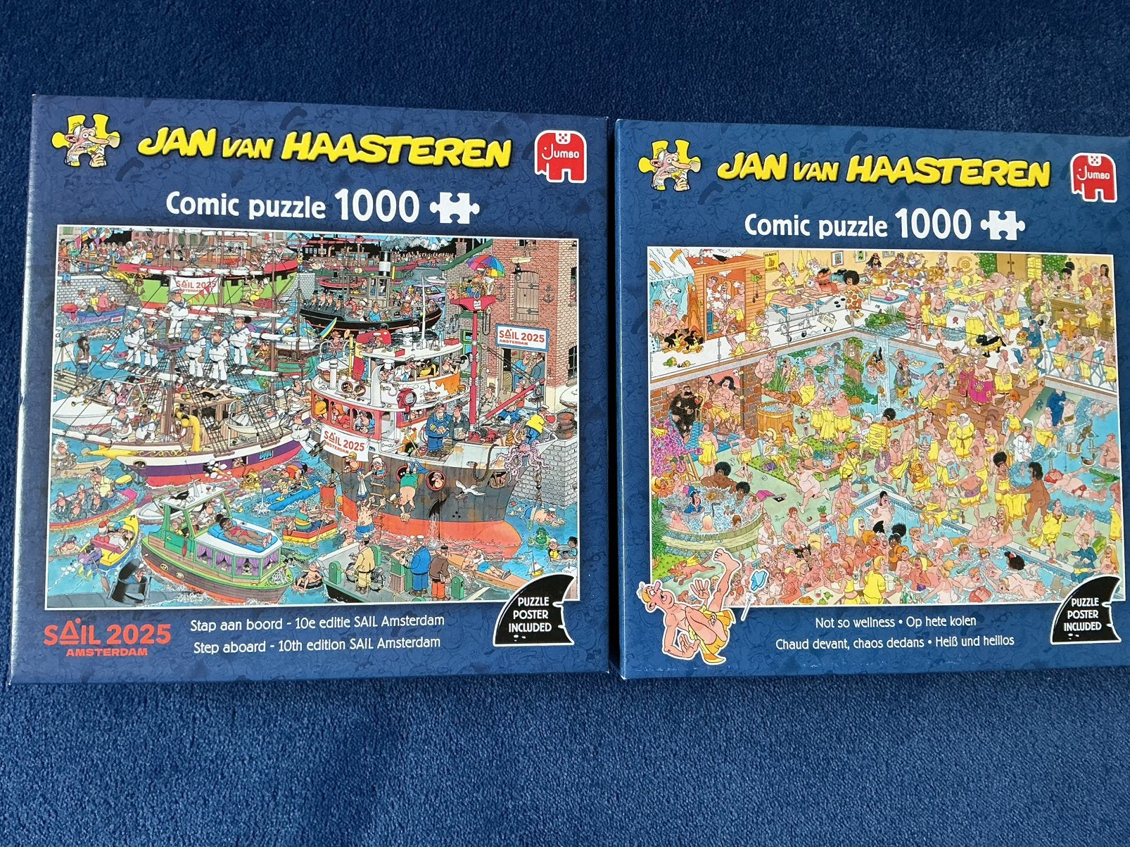 Puzzel Jan van Haasteren 1000 stukjes, Ophalen of Verzenden, 500 t/m 1500 stukjes, Zo goed als nieuw