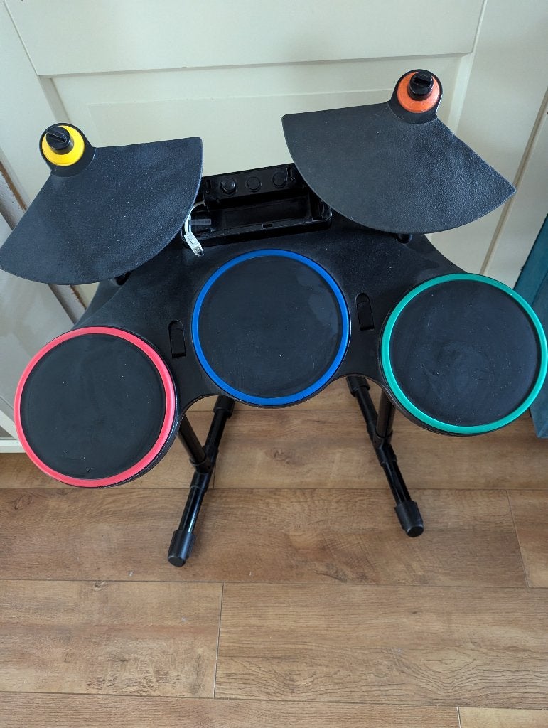 Wii Guitar|Band Hero Drumset, Ophalen of Verzenden, Zo goed als nieuw, Sport, 3 spelers of meer