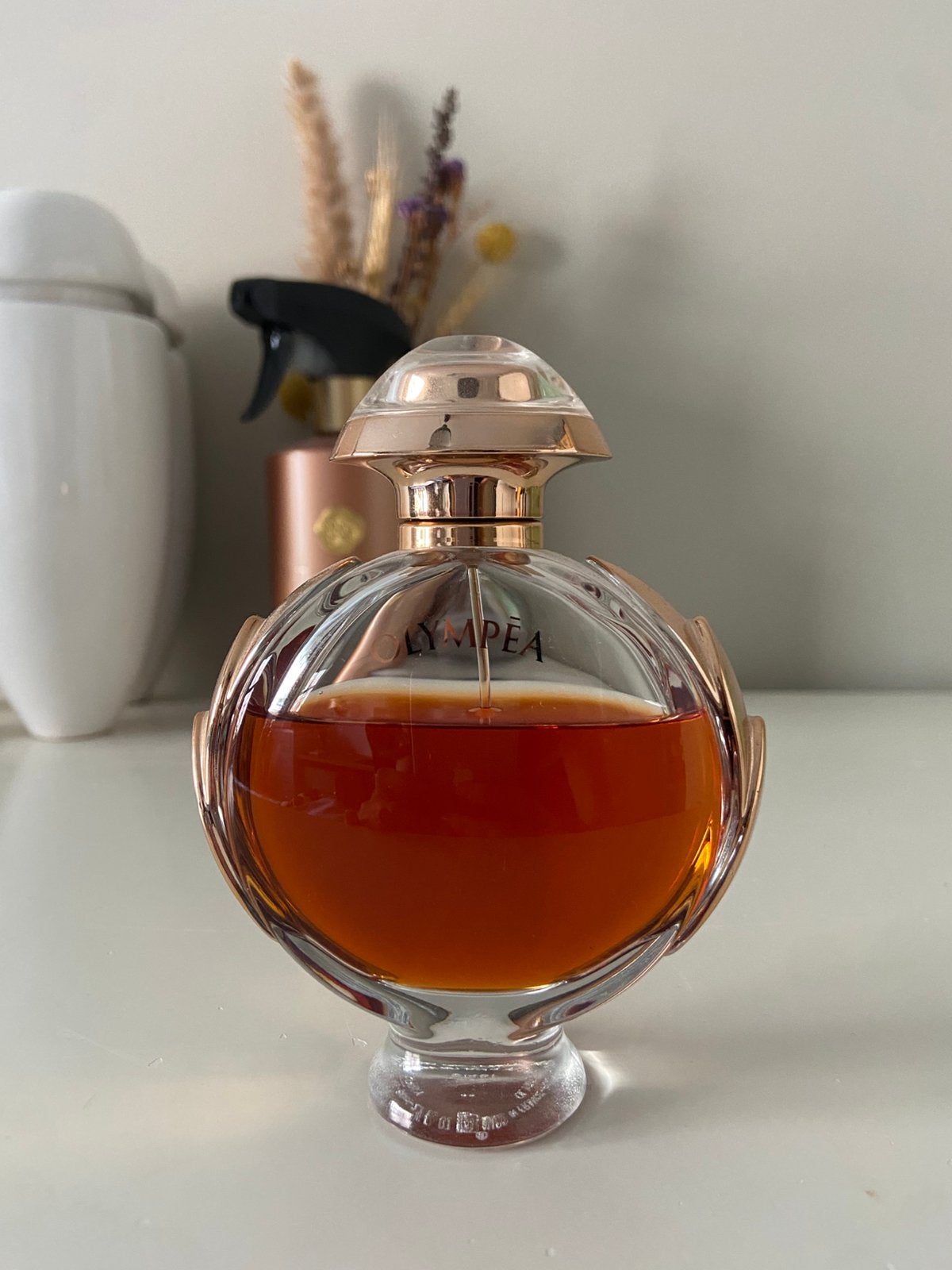 Olympea eau de parfum - Paco rabanne, Ophalen of Verzenden, Zo goed als nieuw, Parfumfles