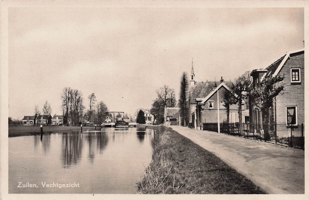 JP599 Zuilen Vechtgezicht Utrecht 1950, Ophalen of Verzenden, 1940 tot 1960, Ongelopen, Utrecht