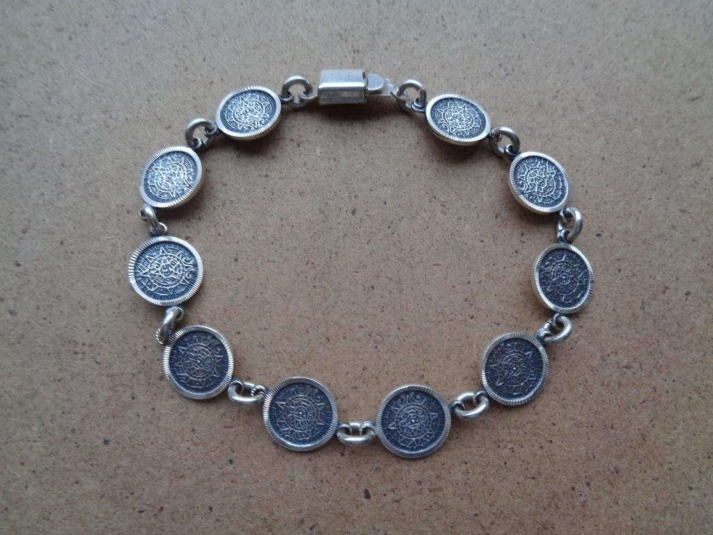 zilveren armband met Oosterse schakels [329], Verzenden, Zo goed als nieuw, Zilver, Zilver