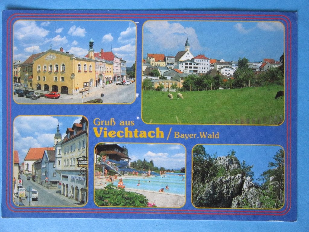 Ansichtkaart: Duitsland, Viechtach, Bayer Wald, Ophalen of Verzenden, 1980 tot heden, Gelopen, Duitsland