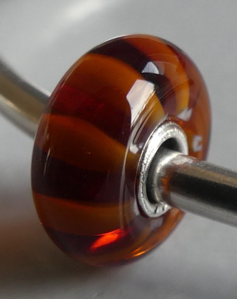 Trollbeads BRUINE STREEP  **NIEUW**, -, Verzenden, -, Nieuw