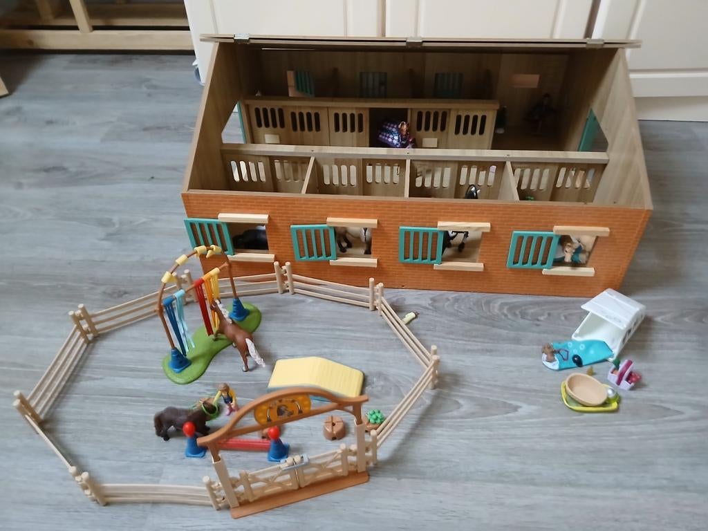Schleich Grote Paardenset, Ophalen, Zo goed als nieuw, Jongen of Meisje