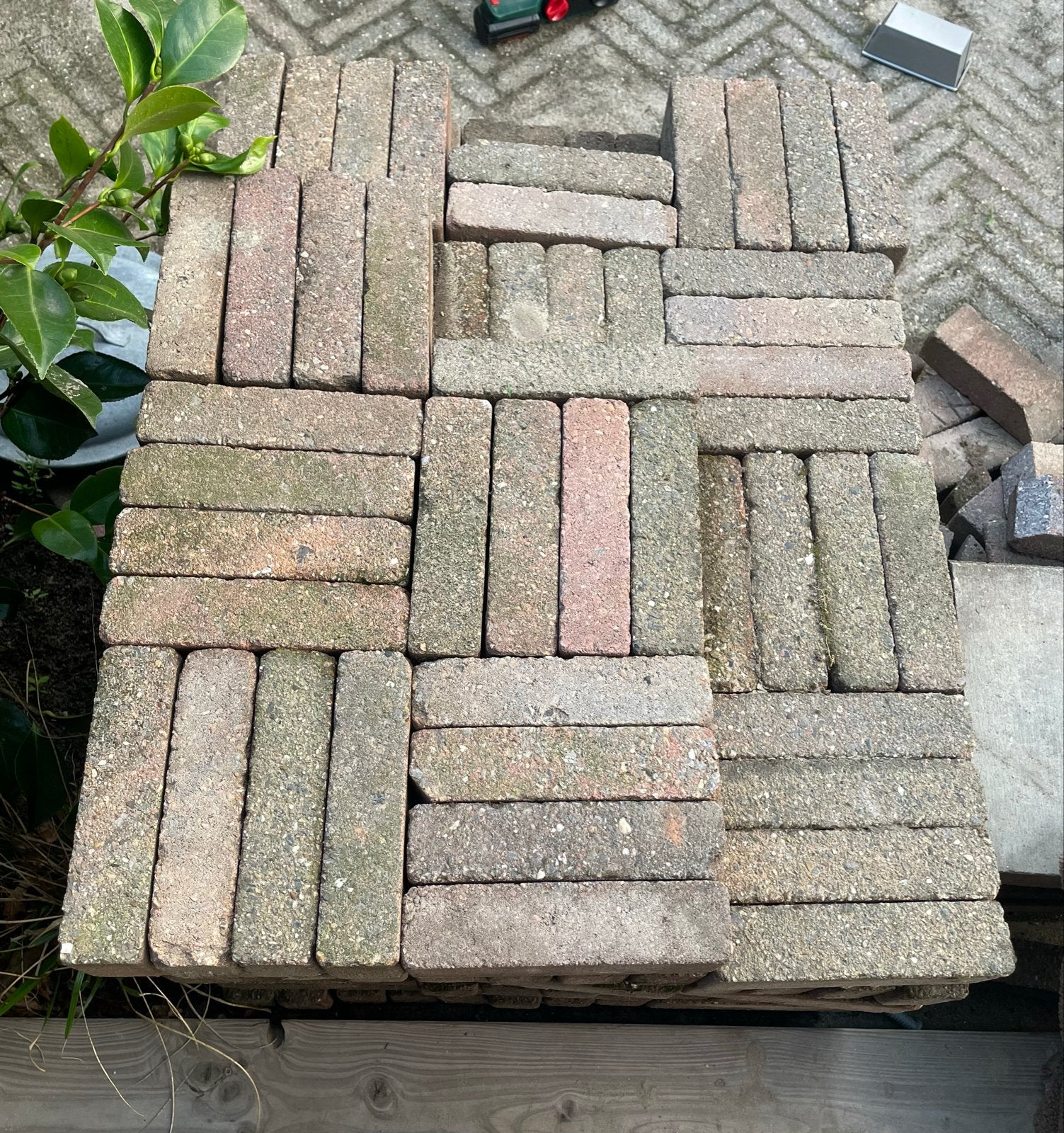 Gebruikte Klinkers voor Tuin of Oprit, Ophalen, Gebruikt, Klinkers, 5 tot 10 m²