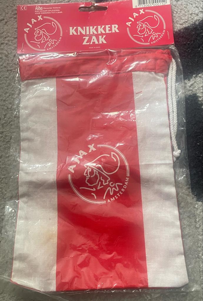 Ajax Knikkerzak - Nieuw in verpakking, Verzamelen, Ophalen of Verzenden, Nieuw, Ajax, Overige typen