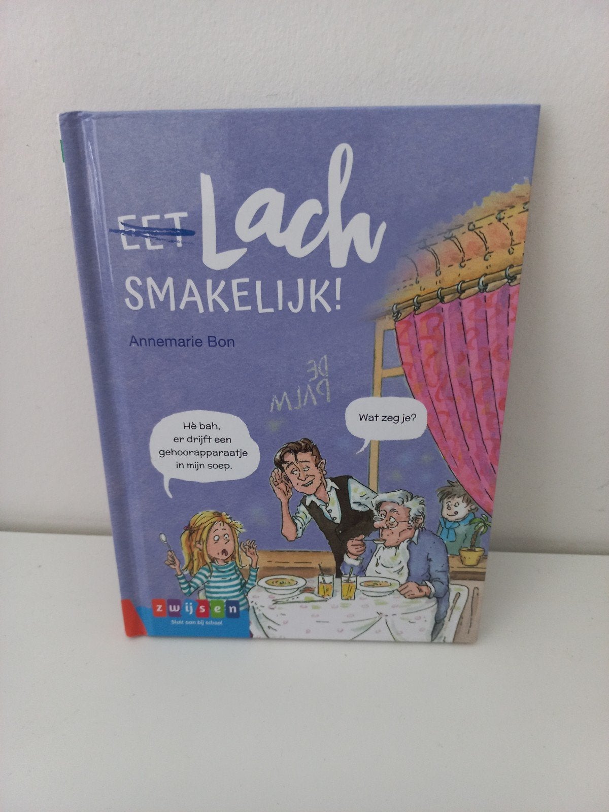 Lach smakelijk! - Avi E6+ moppenboek - estafette leesmethode, Ophalen of Verzenden, Zo goed als nieuw, Annemarie Bon, Fictie algemeen