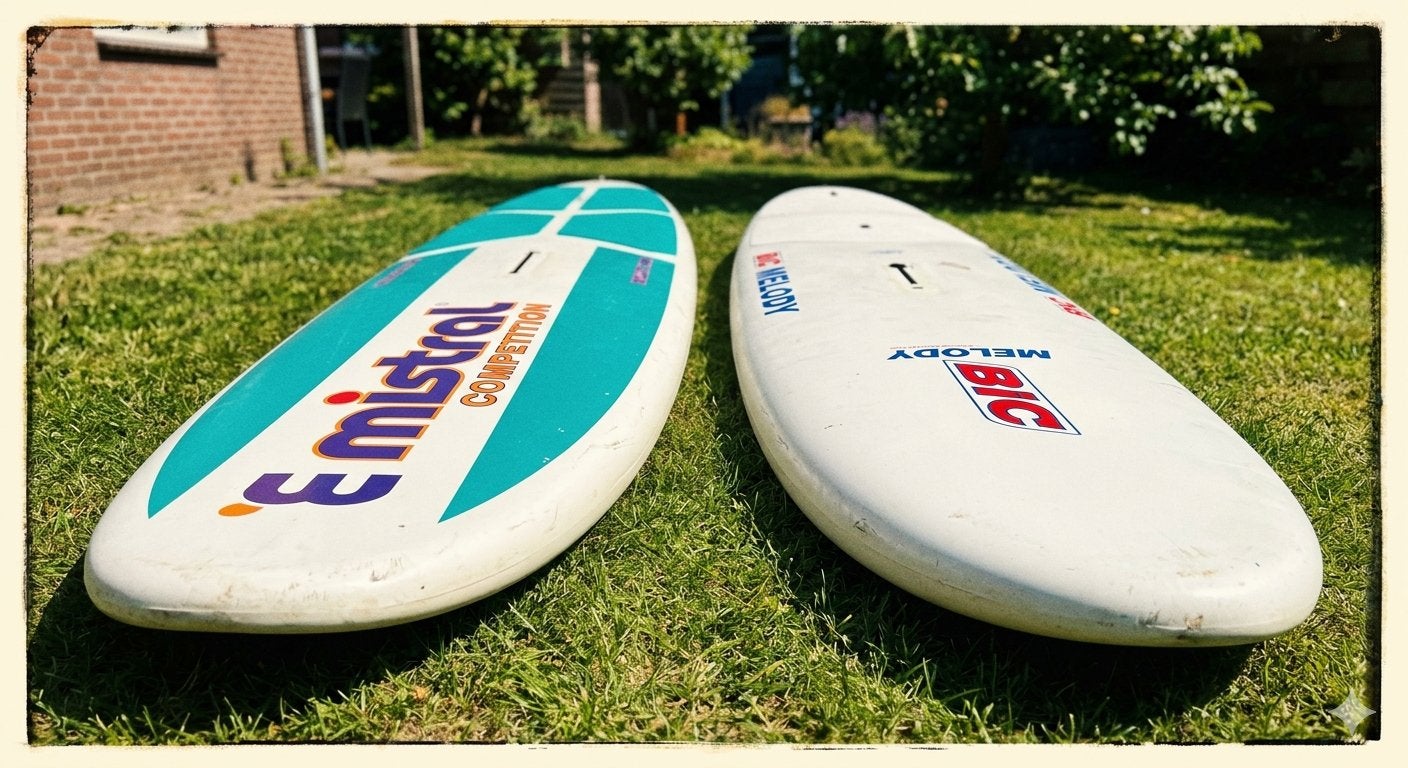 GEZOCHT: Jouw oude windsurf-'deur', Ophalen, Gebruikt, Plank