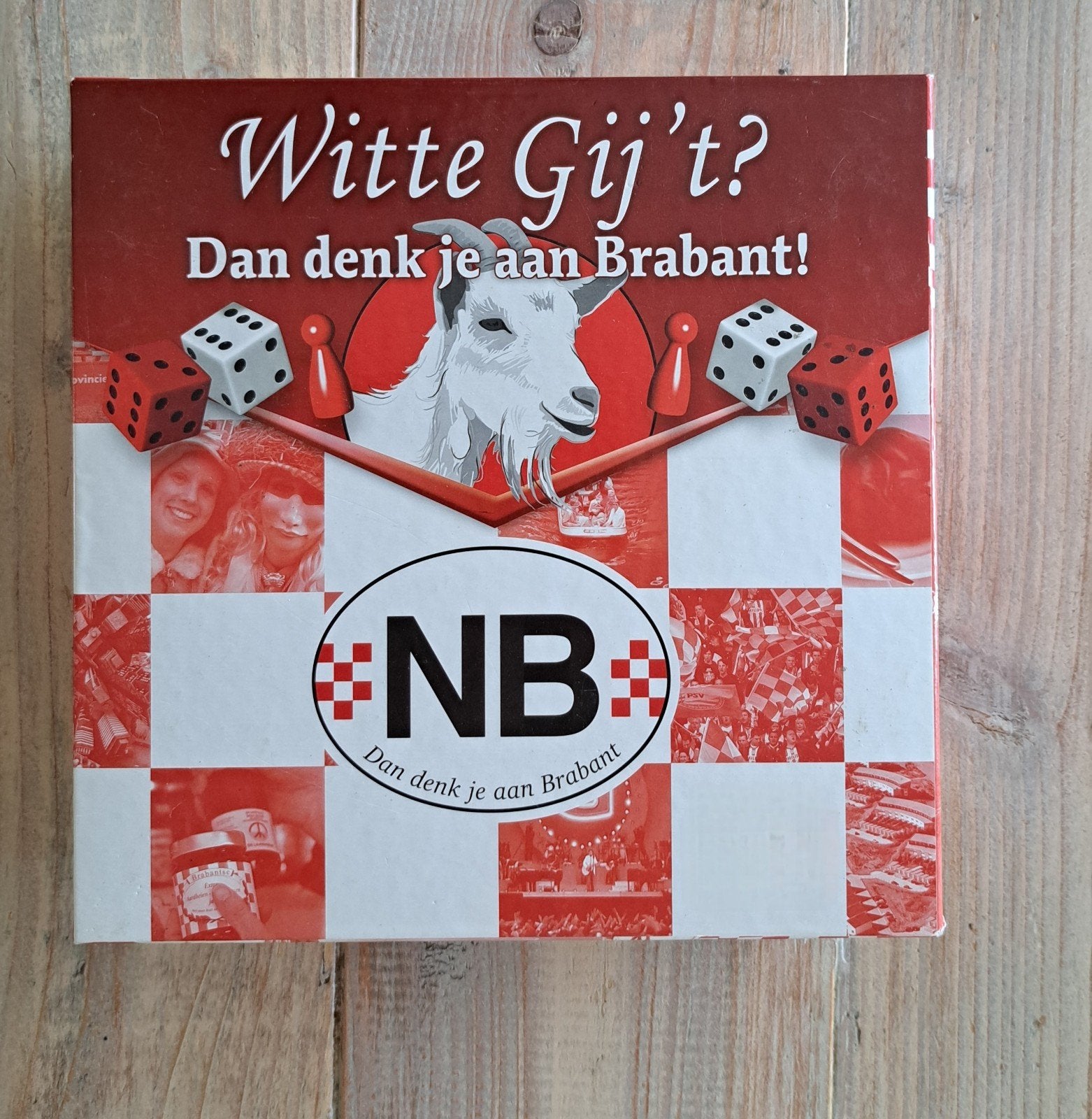 Witte Gij't? Dan denk je aan Brabant! Bordspel, Vijf spelers of meer, Ophalen of Verzenden, Zo goed als nieuw, NB