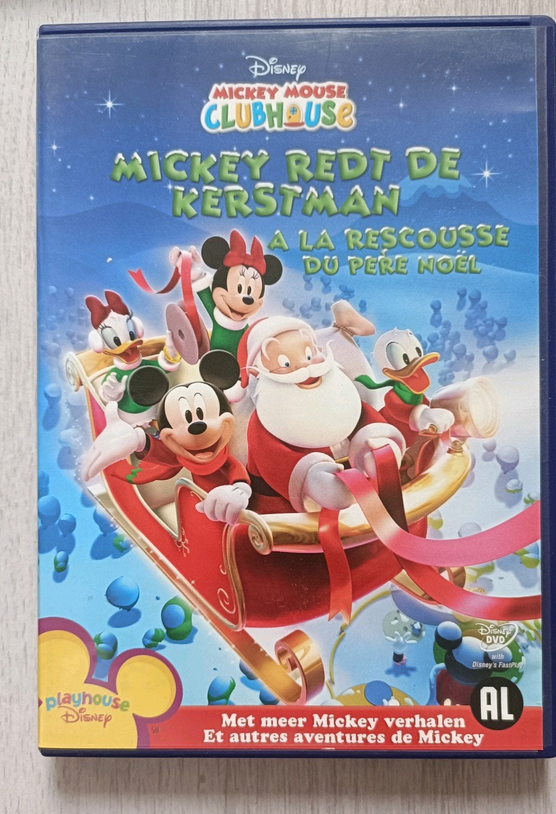 Mickey Mouse Clubhouse: Mickey Redt de Kerstman DVD, Alle leeftijden, Nederlands, Ophalen of Verzenden, Zo goed als nieuw