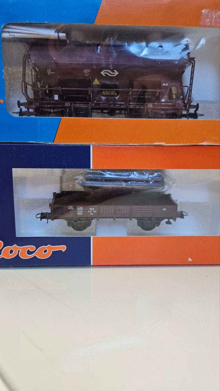 Roco H0  goederenwagons -, Hobby en Vrije tijd, Ophalen of Verzenden, Gebruikt, Wagon, Roco