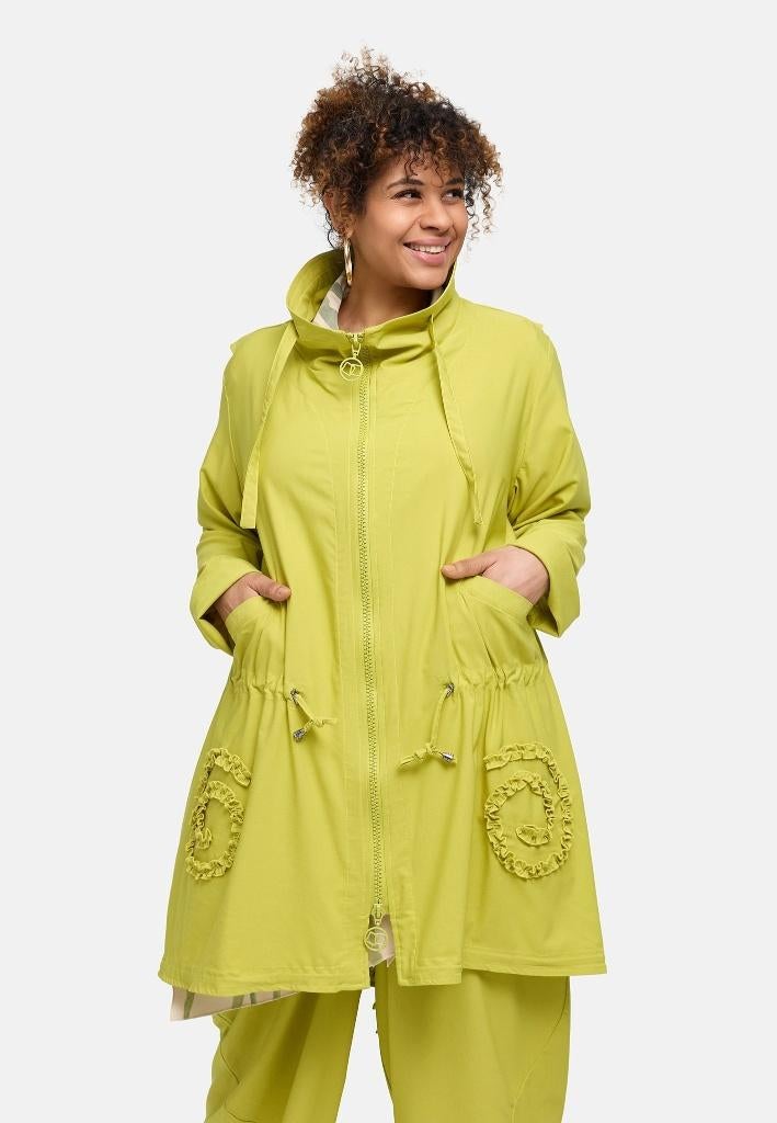 Mooie tussenjas-Livia-offwhite, Kleding | Dames, Grote Maten, Overige kleuren, Nieuw, Ophalen of Verzenden, Jas of Mantel