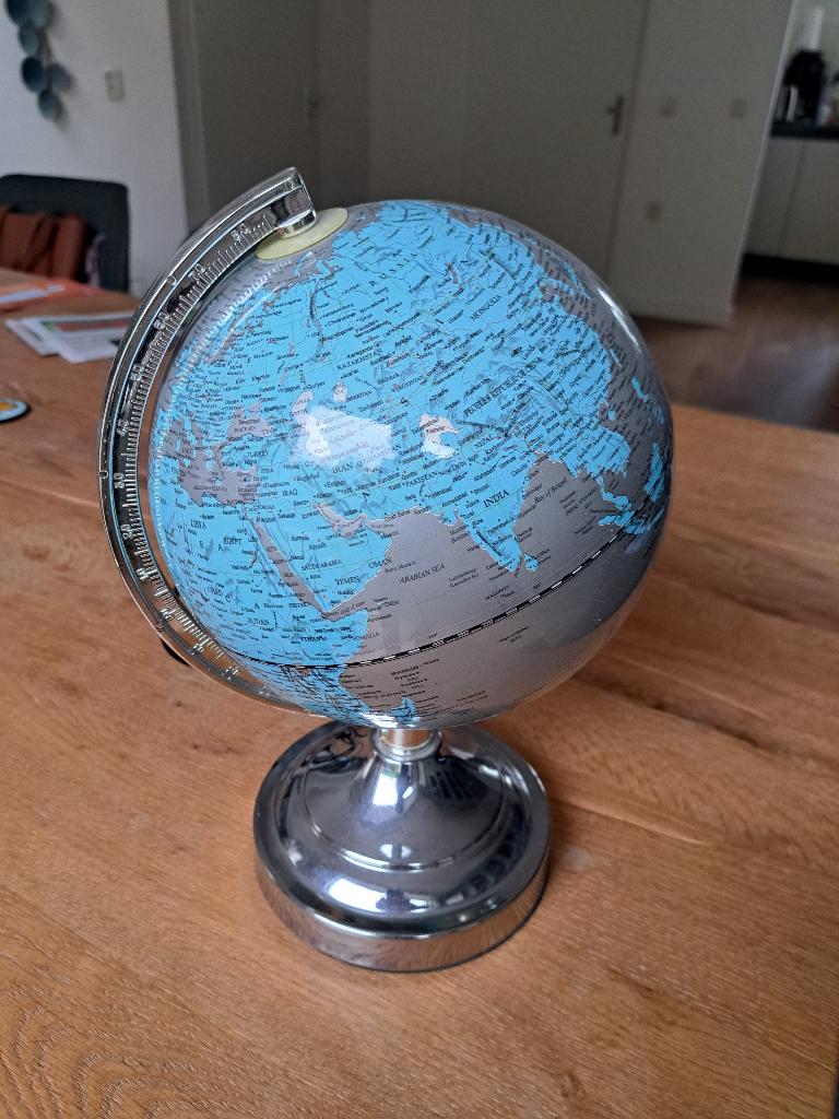 Verlichte Wereldbol Lamp, Ophalen of Verzenden, Nieuw
