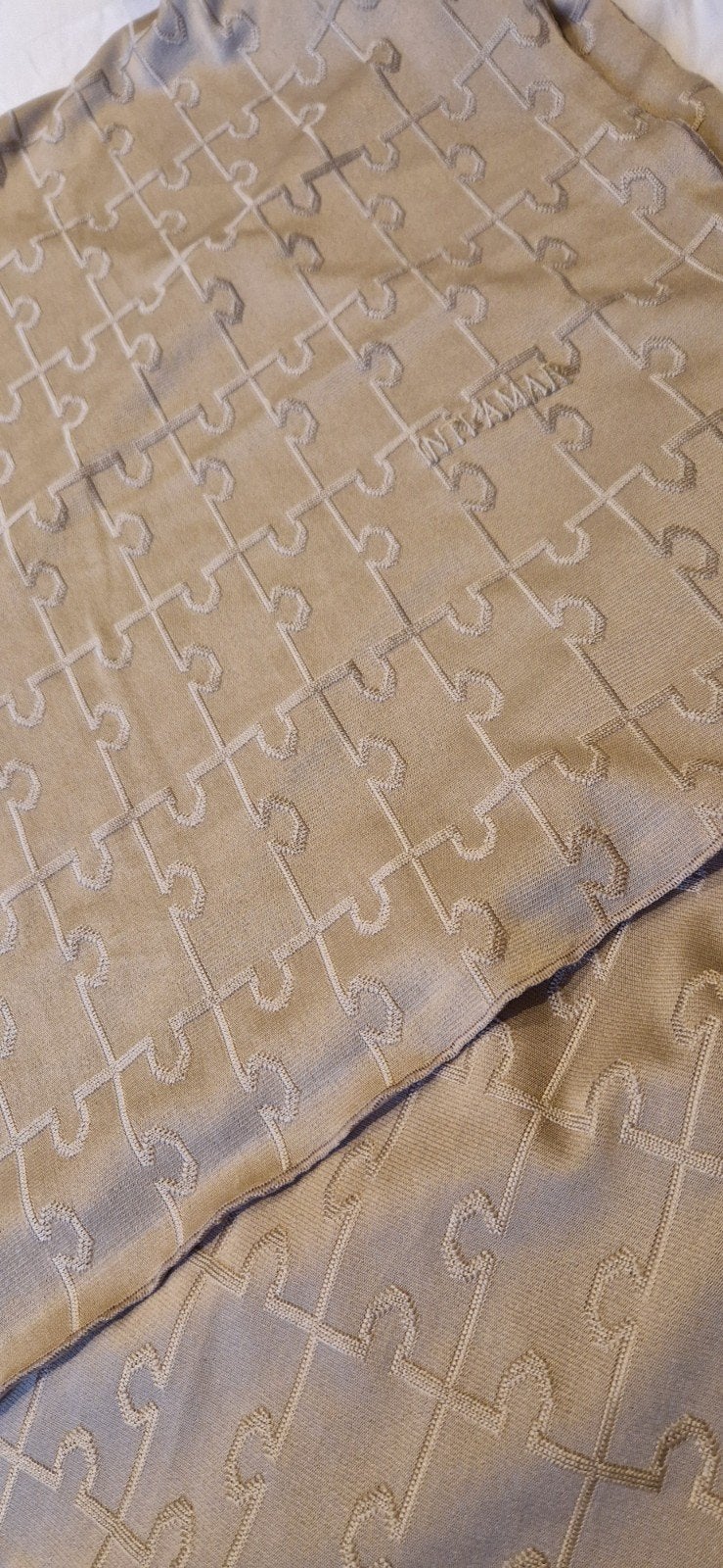 intiamar merrachi bylima sjaal hoofddoek, Ophalen of Verzenden, Eenpersoons, Beige