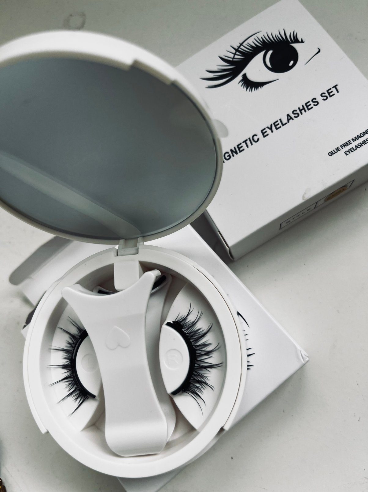 Nieuwe Magnetic Eyelashes Set Magnetische EM01 wimpers, Ogen, Zwart, Nieuw, Ophalen of Verzenden